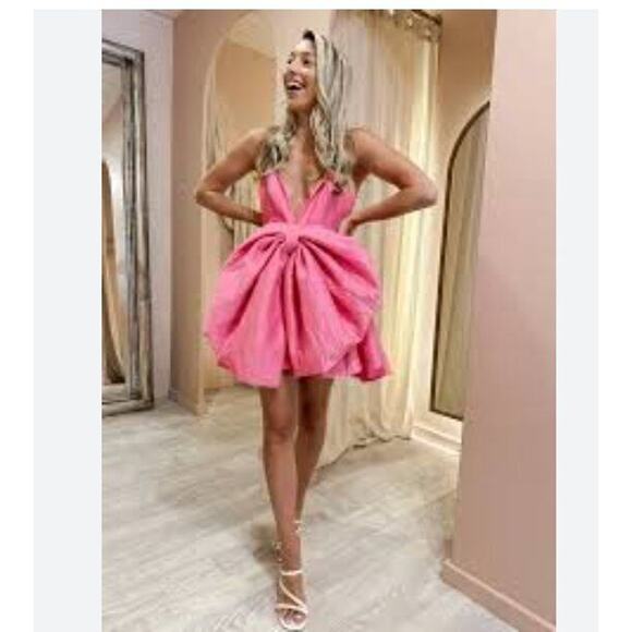 HELEN O'CONNOR Sz 4 US Pink Bow Valentine Sleeveless Mini Dress NWT - Picture 13 of 13